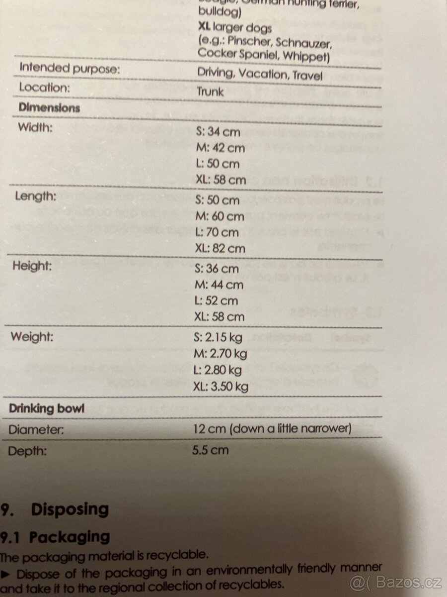 SLEVA- Přepravka pro psa M nová - 3