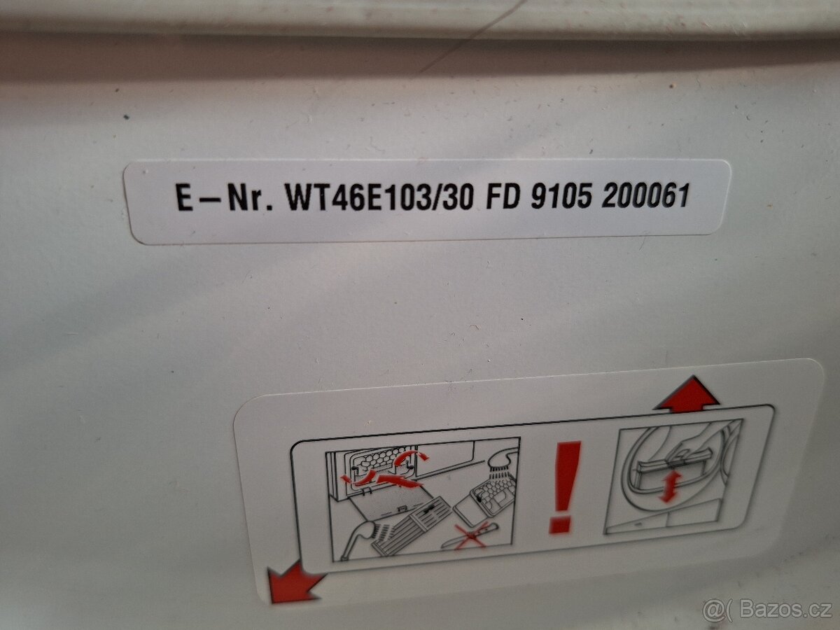 Sušička SIEMENS WT46E103/30 - iQ300 - 3