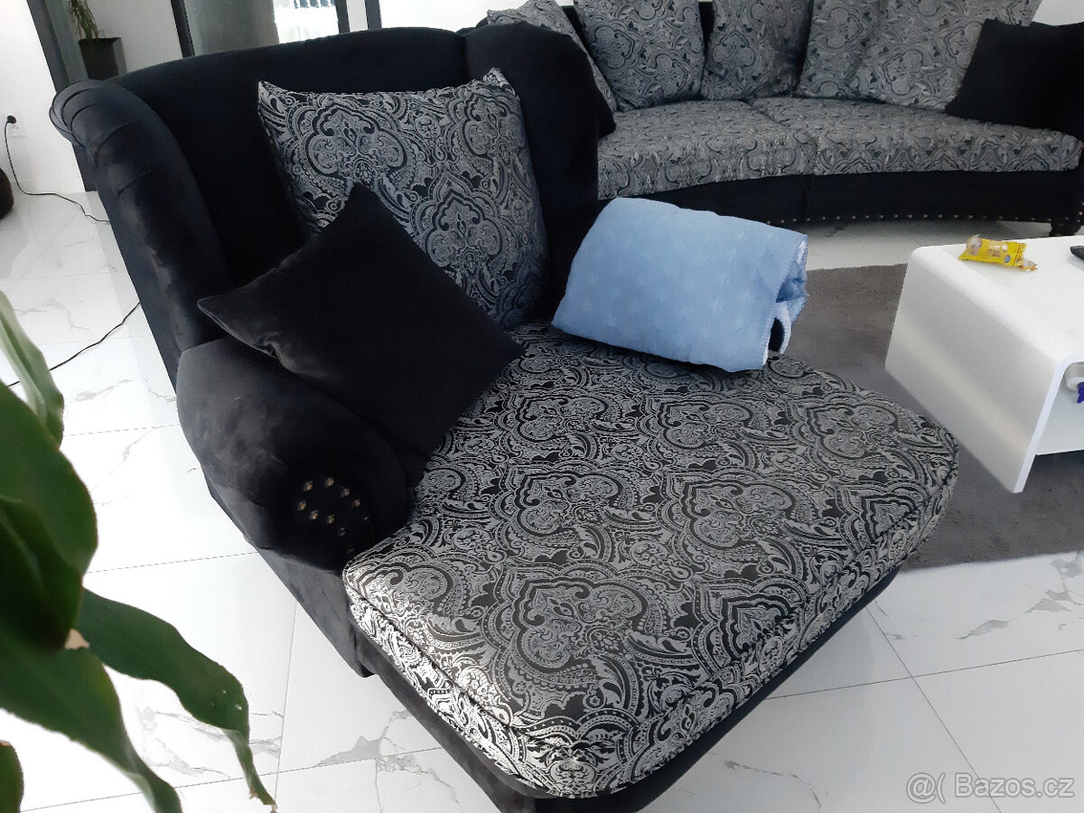 Sedací souprava Landscape typ Chesterfield + křeslo - 3