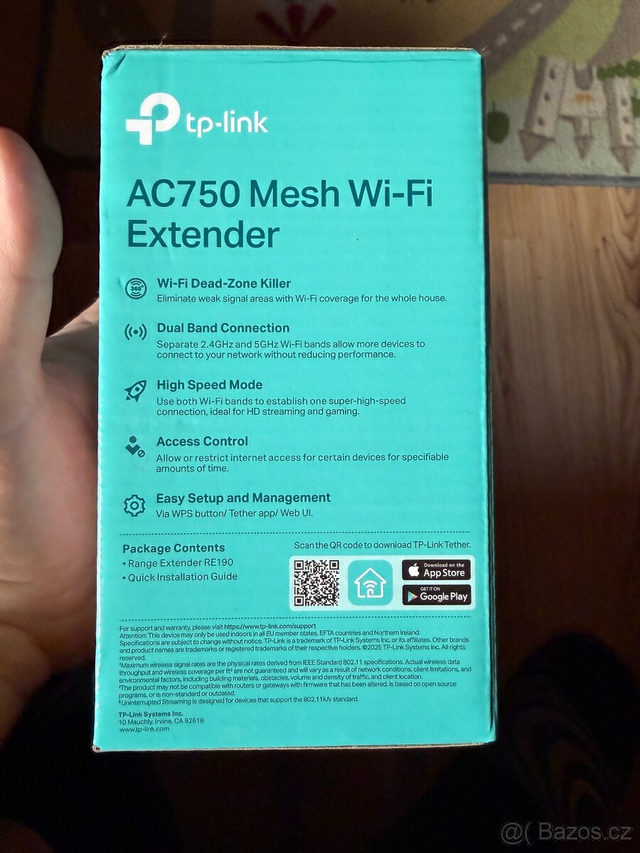 wi-fi extender TP-Link RE200 (AC750) 2ks - 3