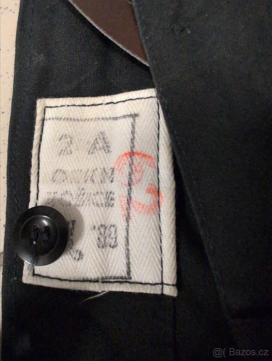 Tankistické kalhoty. ČSLA Čerňáky velikost 2A - 3