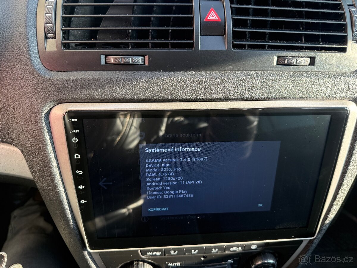 2din autorádio 825x pro Car Play, SIM - 3