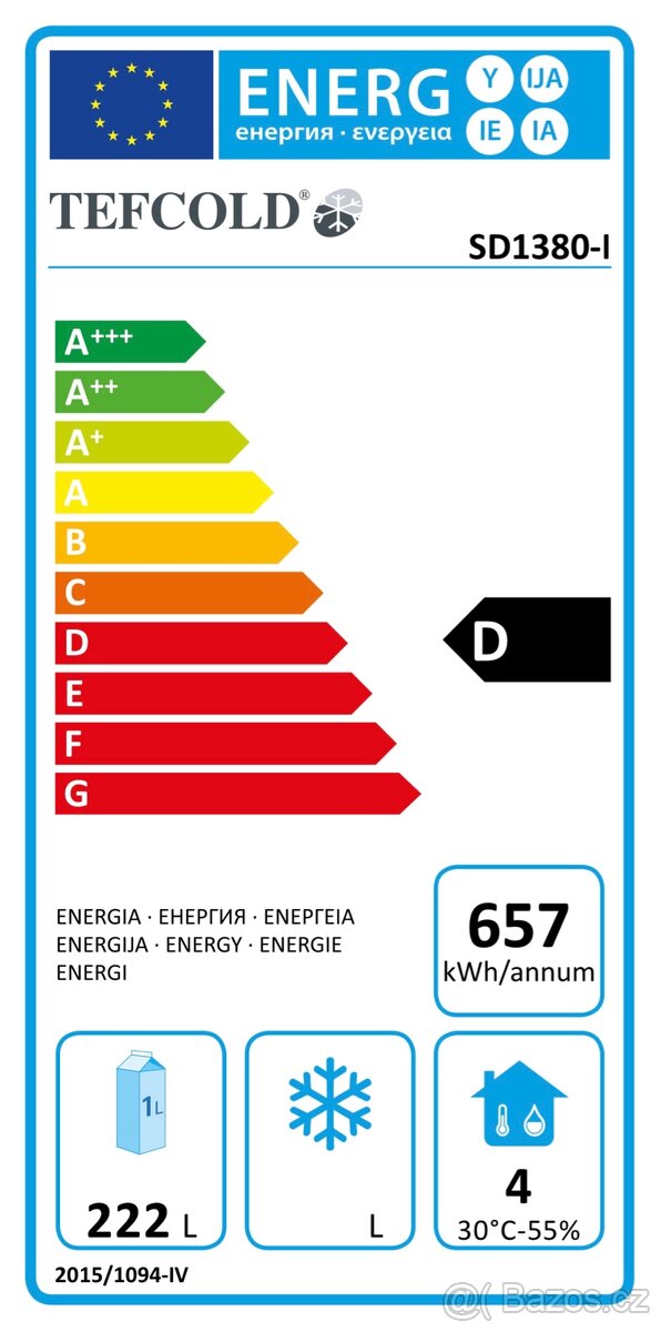 Lednice TEFCOLD SD 1380 - 3