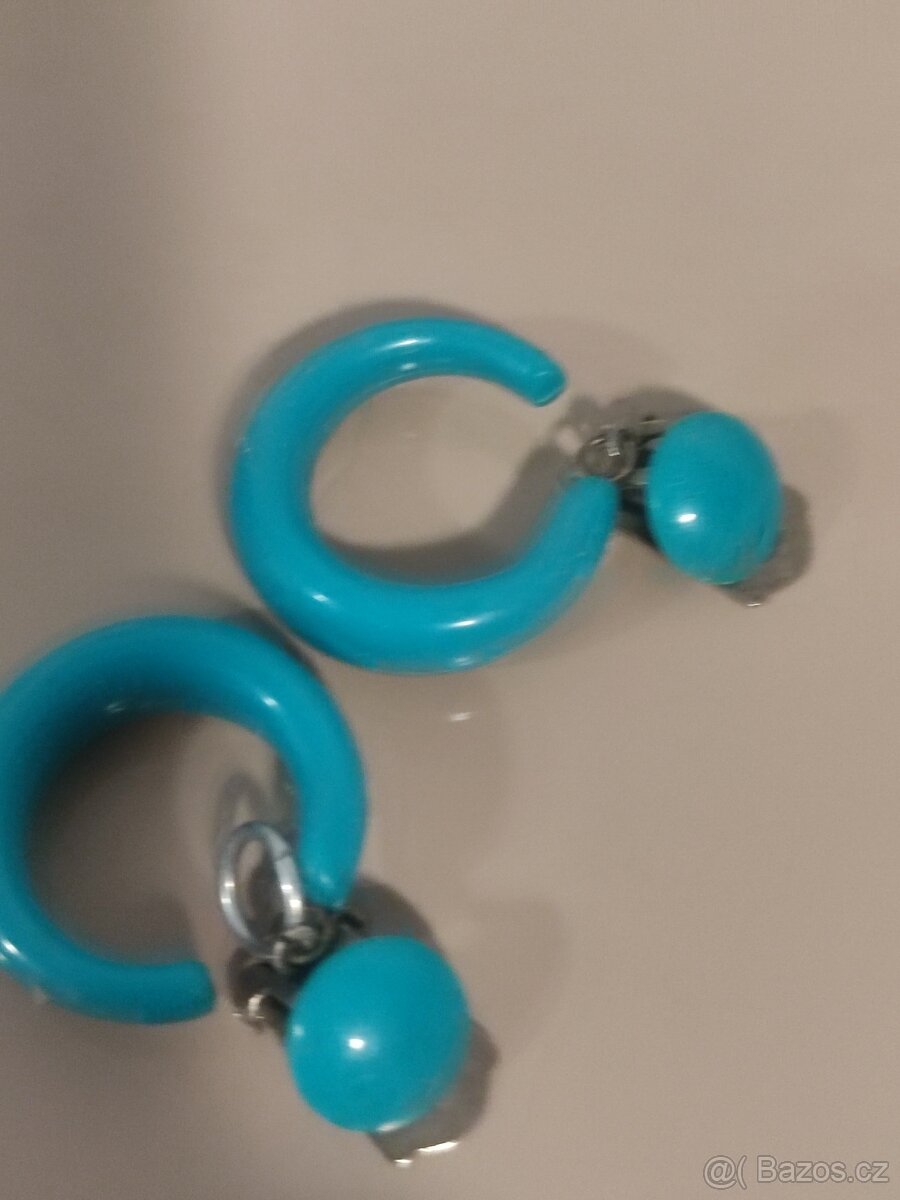 Klipsy náušnice retro - 3