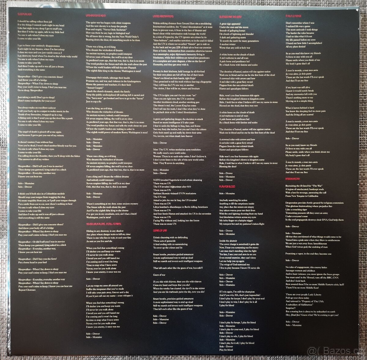 LP "MEGADETH - UNITED ABOMINATIONS" - 3