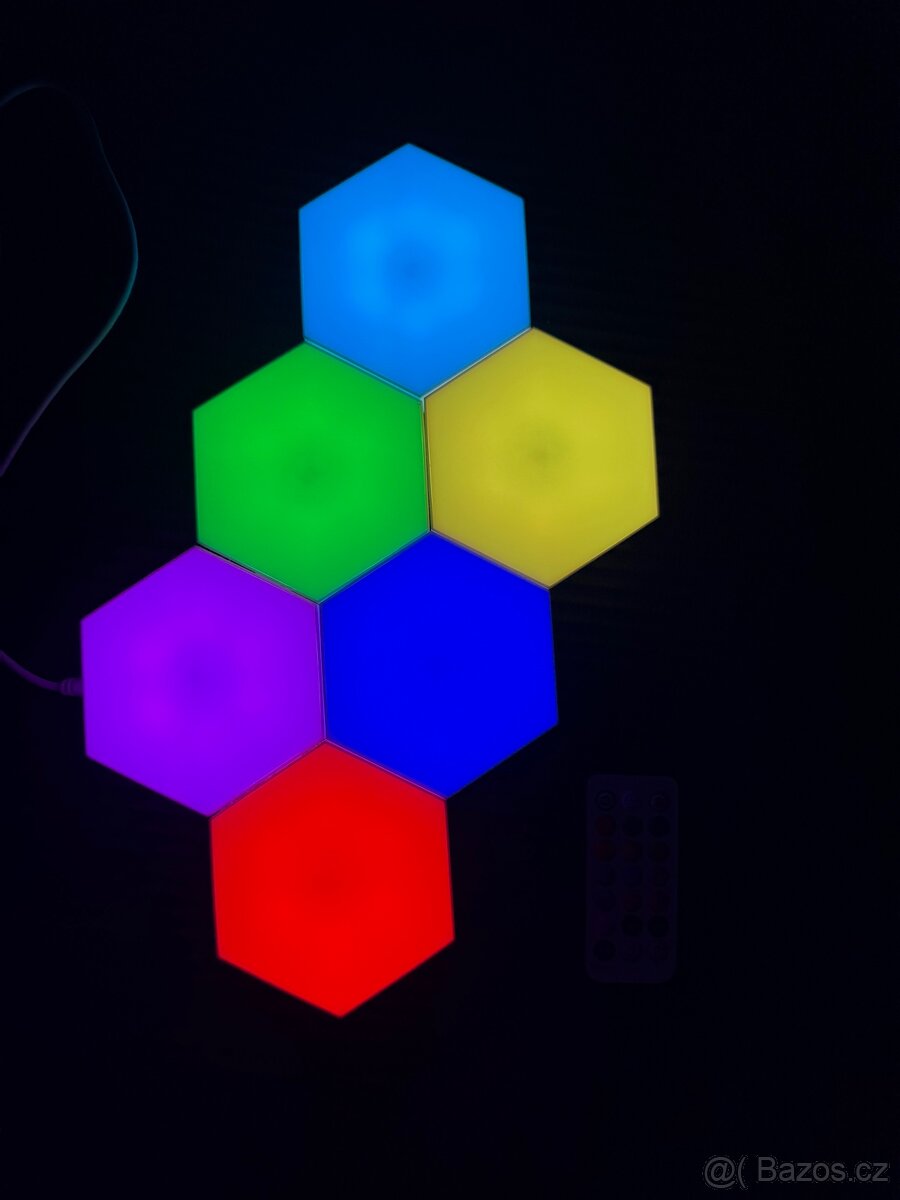 RGB Šestihranné svítidlo - 3