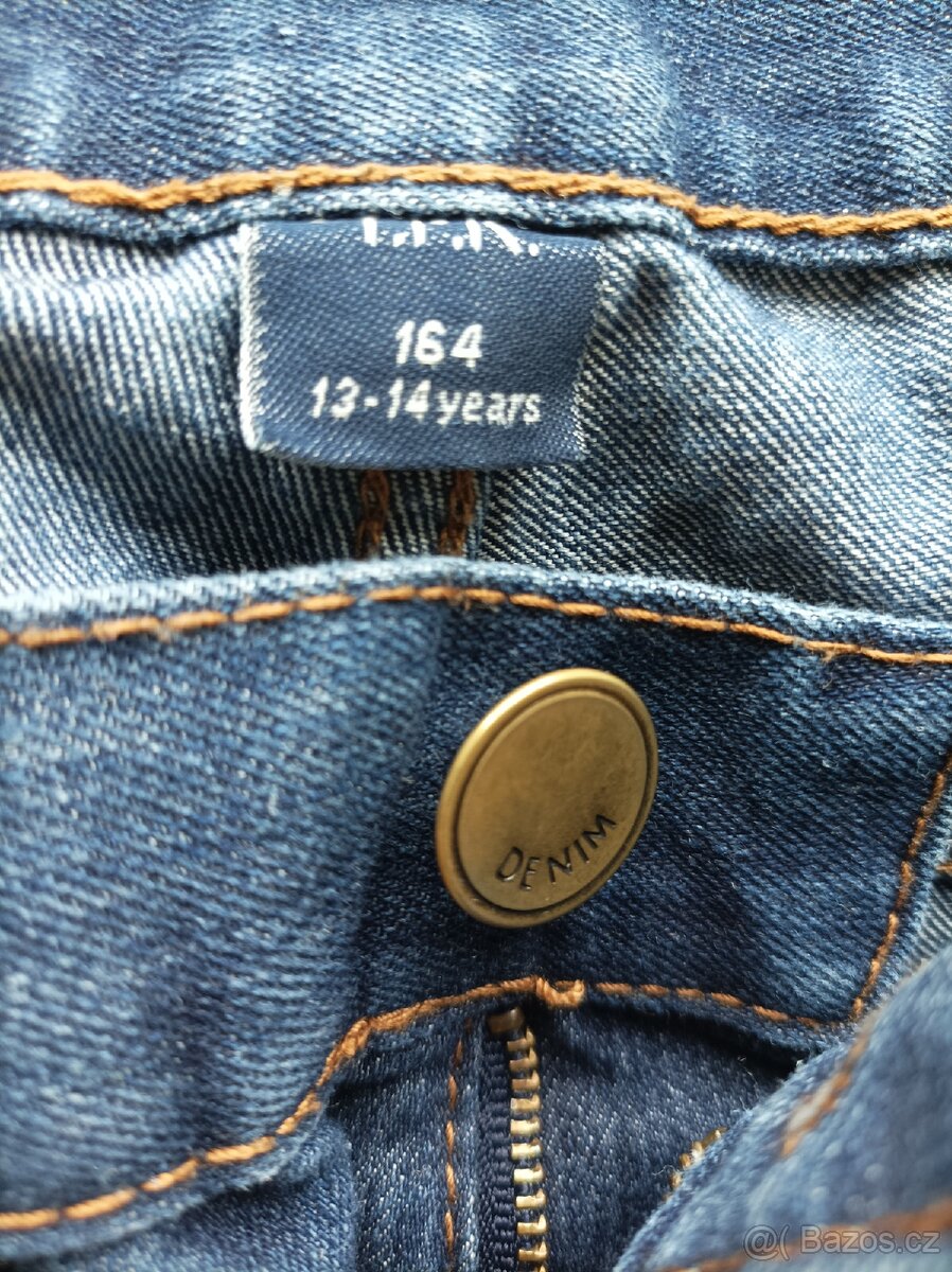 3x chlapecké džíny vel.164 - 3