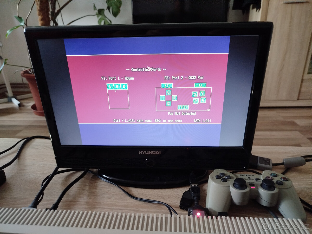 Amiga/Atari/C64 usb redukce myš/gamepad emulace CD32 - 3