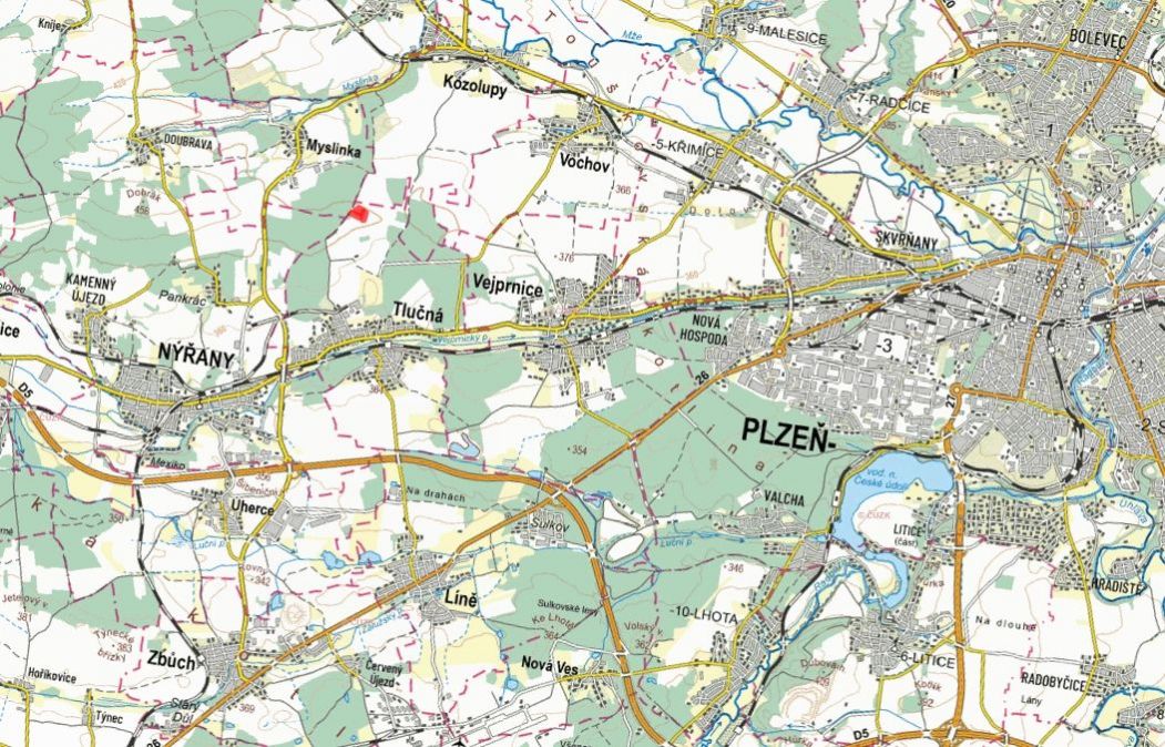 Zemědělská půda, prodej, Tlučná, Plzeň sever - 3
