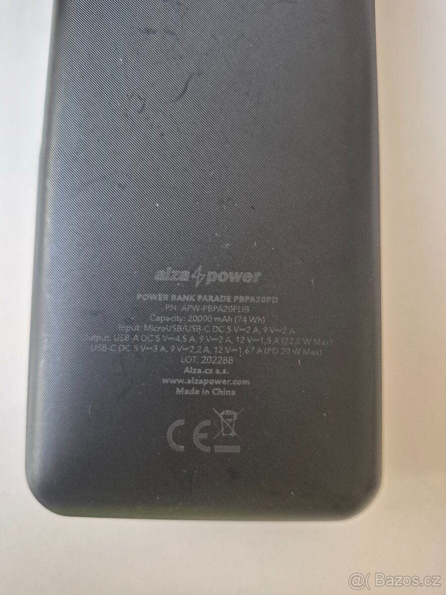 Powerbanka AlzaPower 20000 mAh 22,5 W - 3