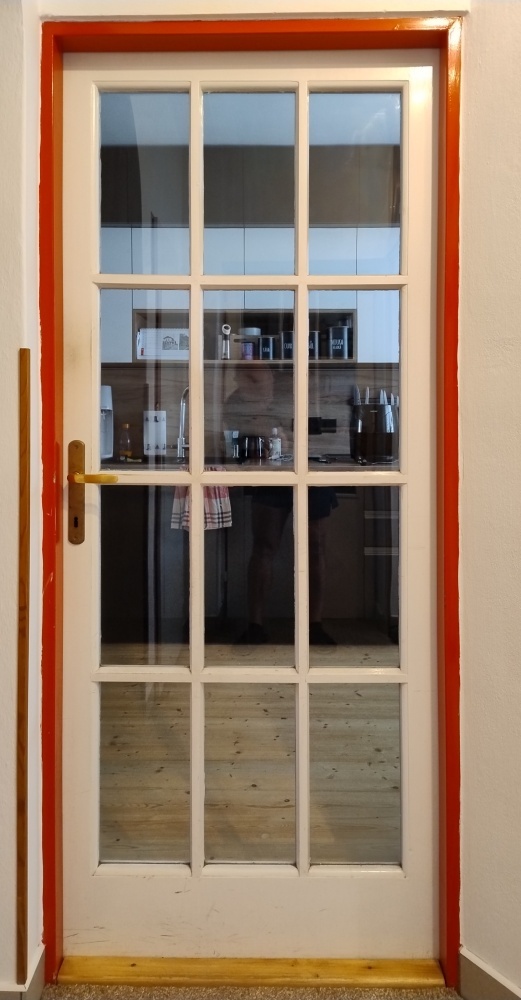 Prodám dveře 80L 3/3 + 80P 2/3, 60L plné bílé - 3