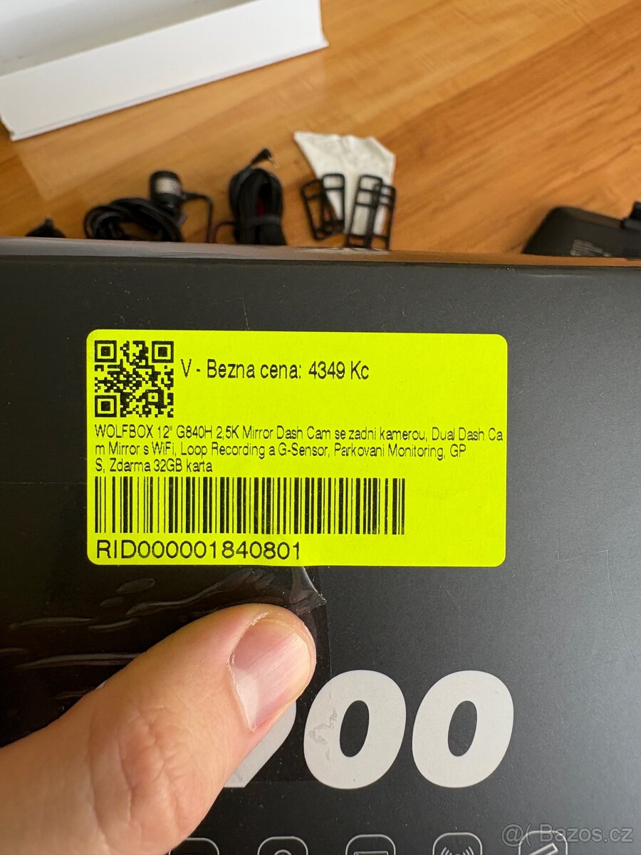 WOLFBOX Autokamera 4K + 2,5K pro zpětná zrcátka - 3