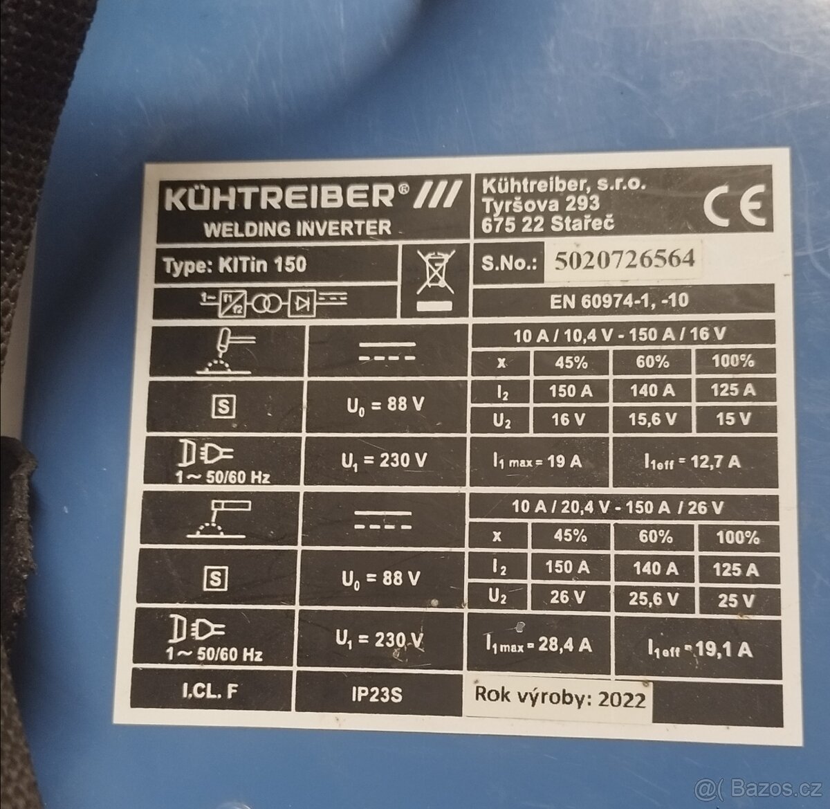 Svářečka KÜHTREIBER KITin 150 - 3