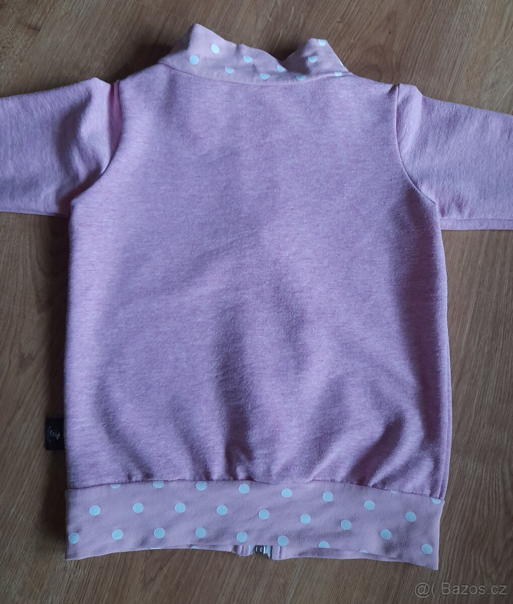 Bavlněné mikina puntík Torsolo, vel. 98 - 3