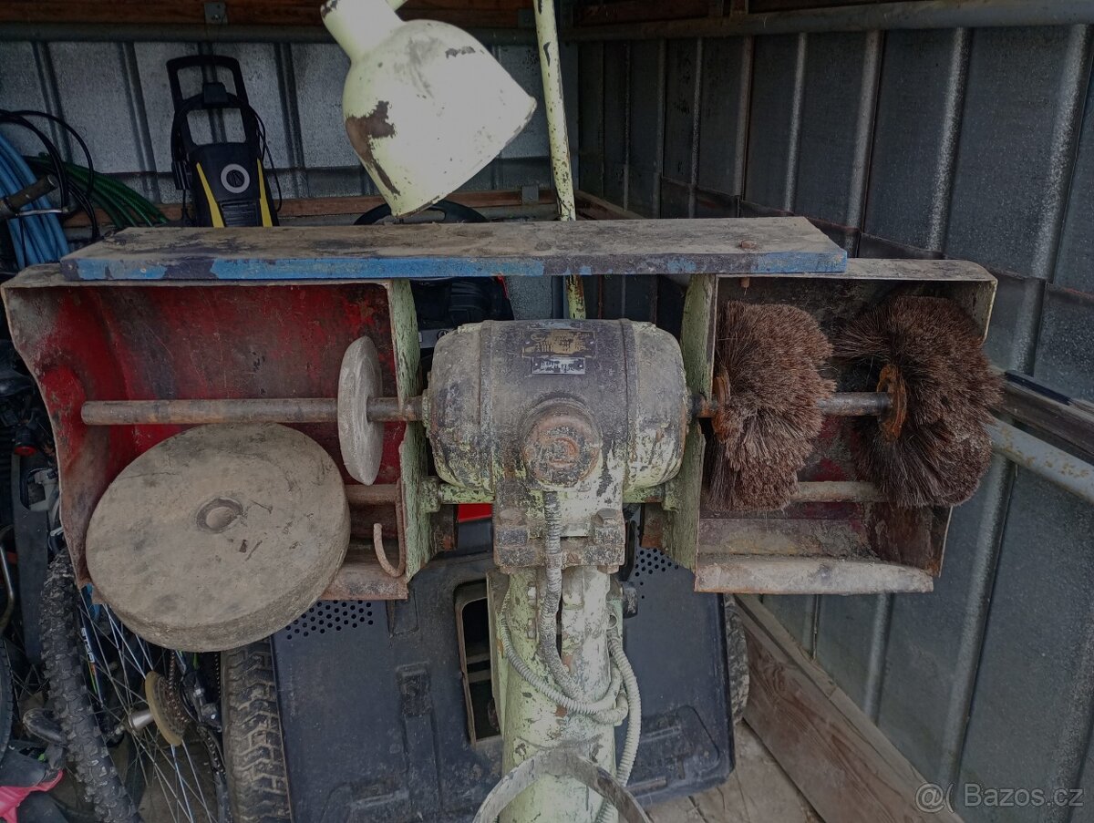 Sloupová vrtačka, strojní pila, strojní bruska - 3