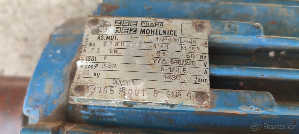 Elektromotor 2.2 kW 1400 ot./min. 4ks - 3