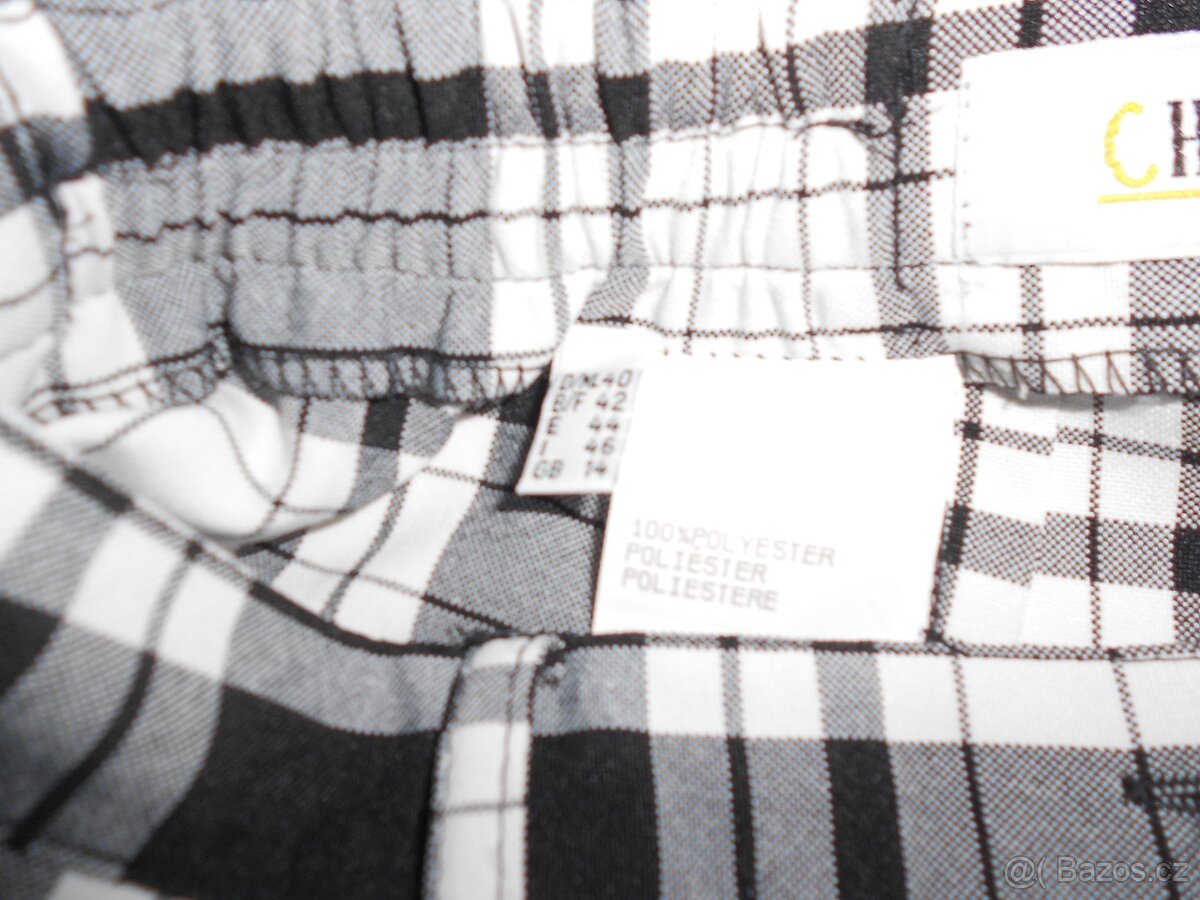 Kostičkové kalhoty. - 3