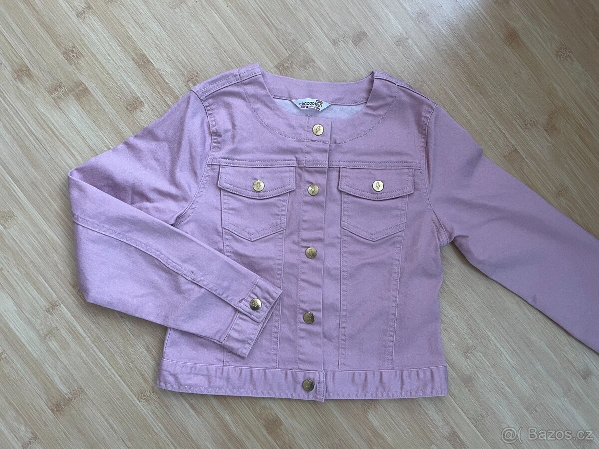 Džínová bunda zn. Coccodrillo - vel. 140 - 3