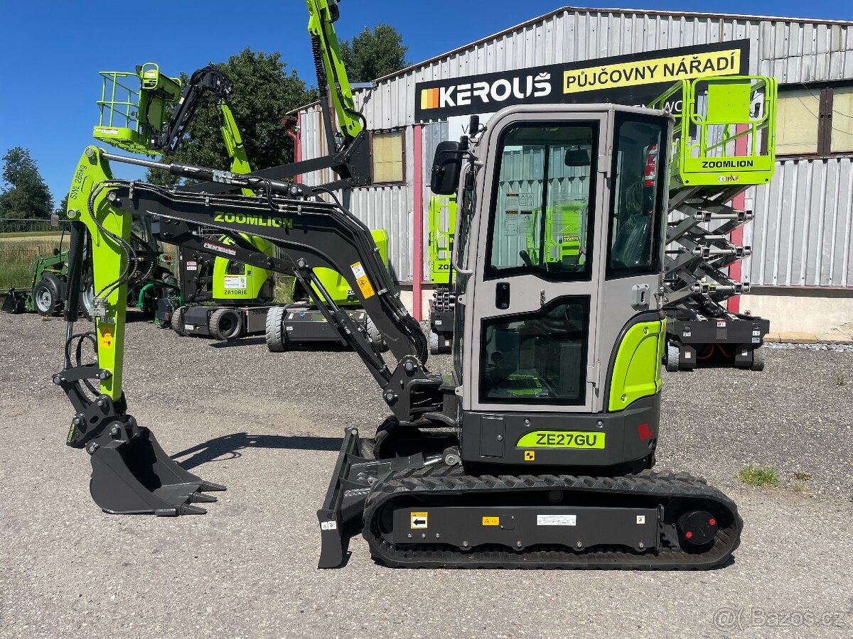 Pásový minibagr Zoomlion ZE27GU - 3