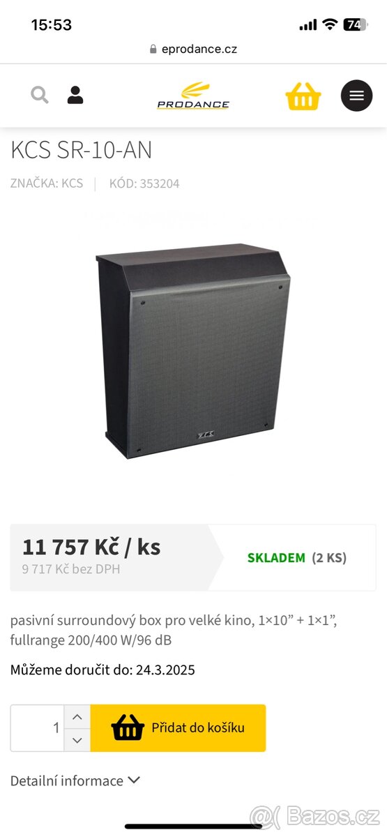 Pasivni repro K.C.S. Sr-10-an - 3