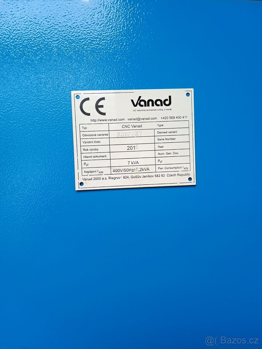 Pálící stroj CNC Vanad Compact z roku 2016 - 3