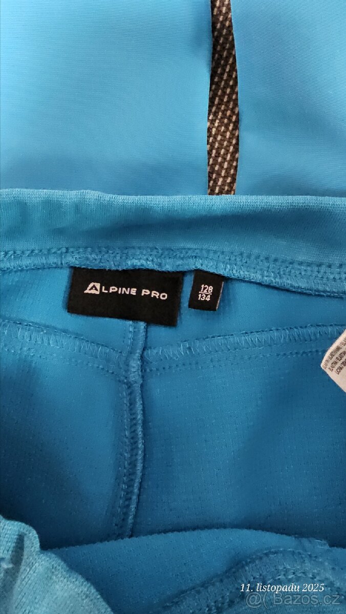 Softshellové kalhoty zn. Alpine Pro, vel. 128/134 - 3