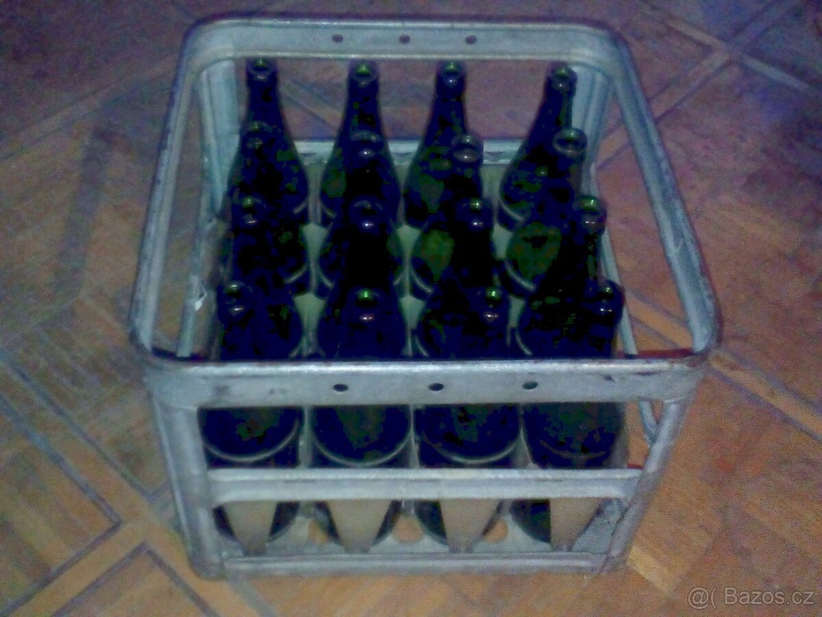 láhve skleněné na mošt, 750ml, zelené - 3