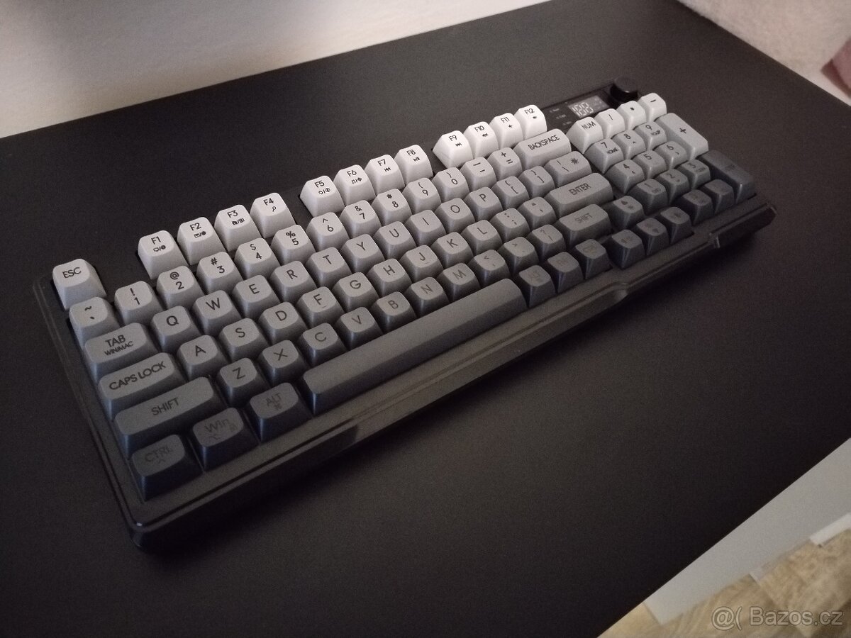 Tichá klávesnice s numerickou klávesnicí - Šedá - 3