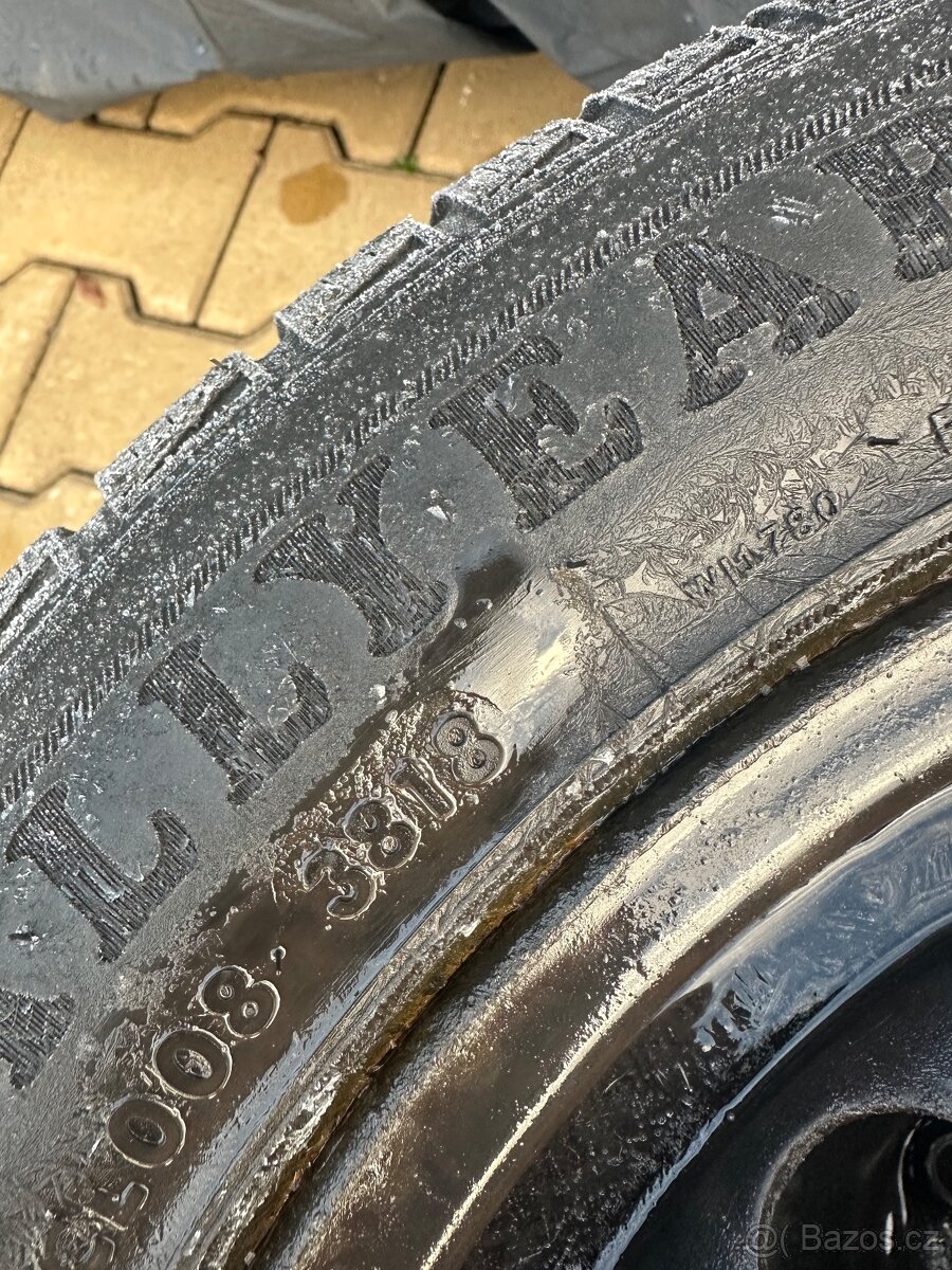 Plechová kola s pneu 6x15” 5x100 škoda fabia - 3