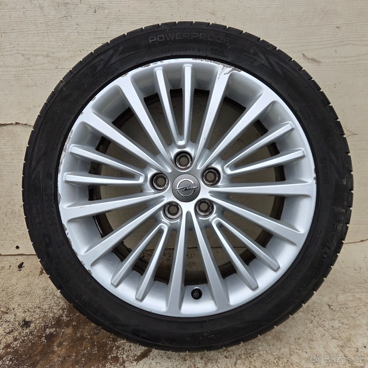 Alu kola Opel Astra K 17" 5x105, letní Nokian 225/45R17 - 3