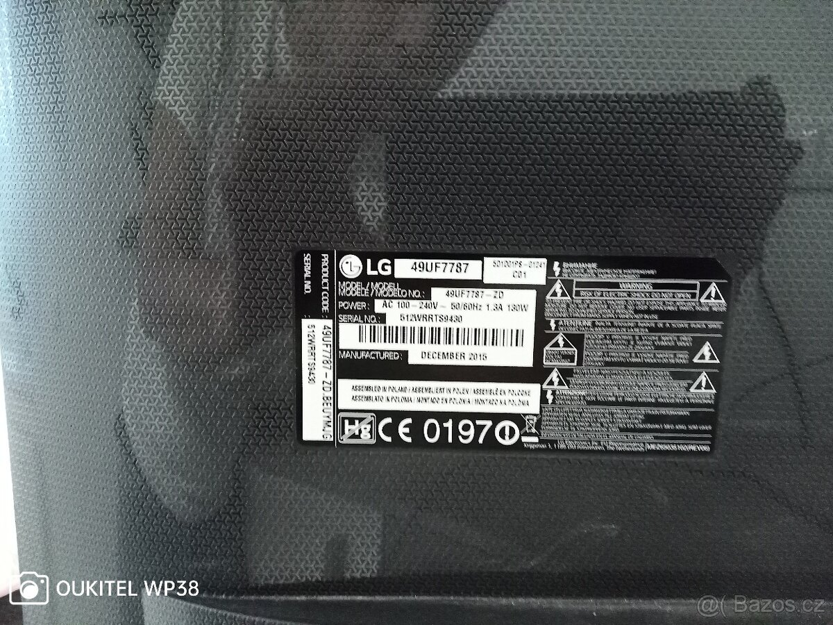 Televize LG 49UF7787 - 3
