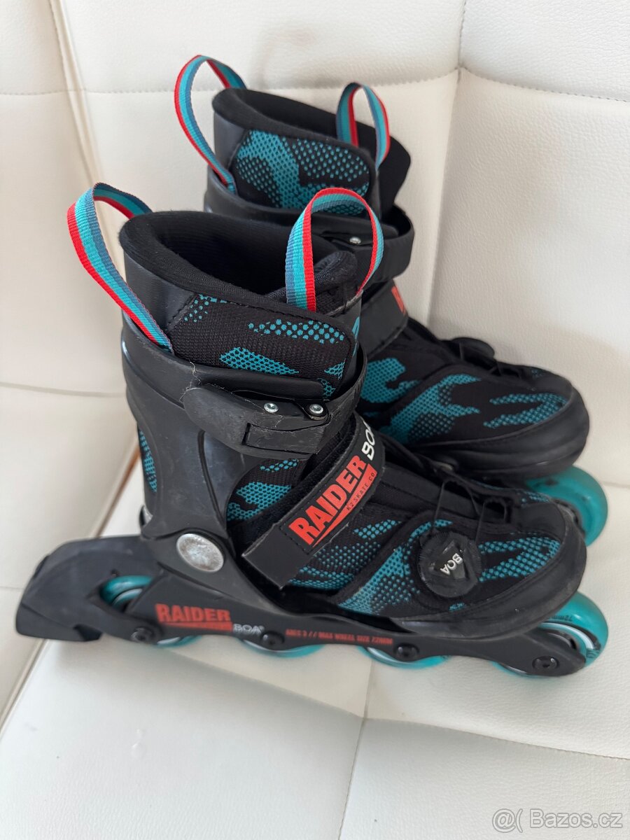 Dětské inline brusle K2 raider boa 29-34 - 3
