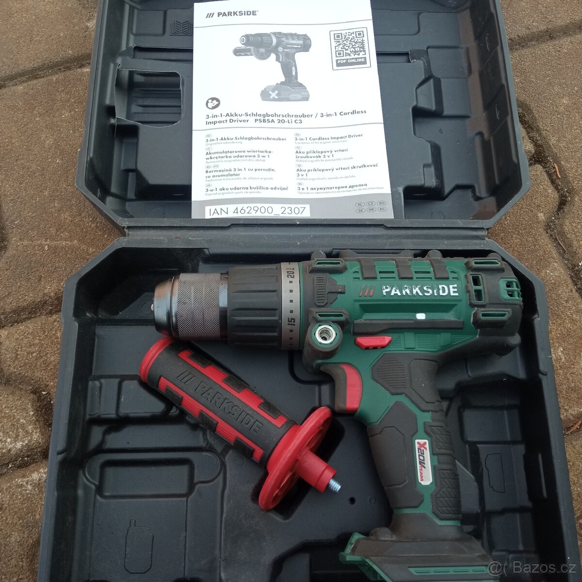 Aku vrtačka s příklepem parkside - 3
