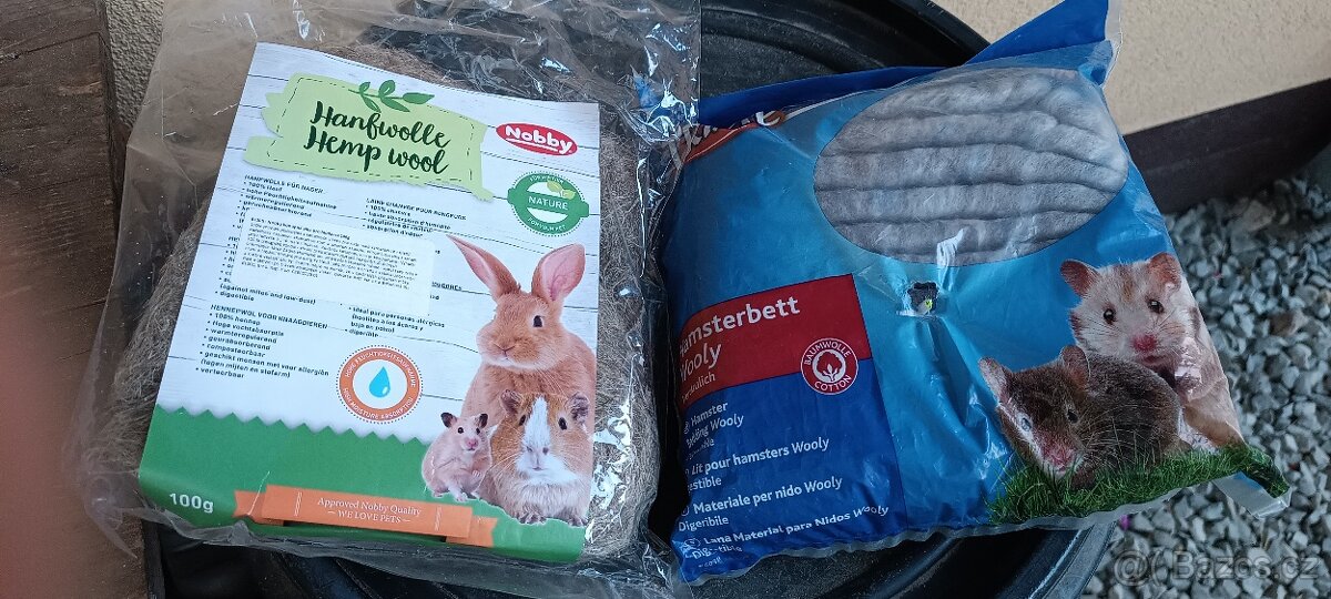 Materiál na pelíšek pro hlodavce - 3