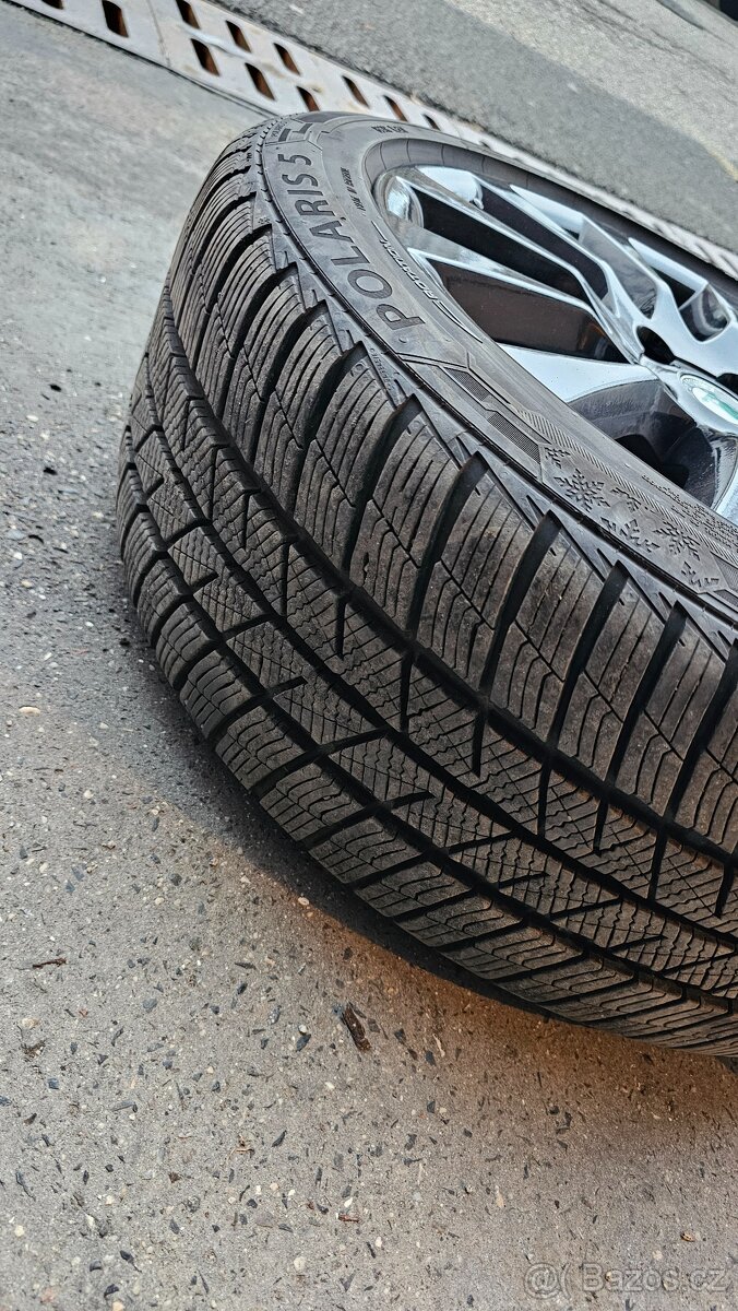 Alu kola 5x112 R17 zimní pneu DOT24 Škoda Superb - 3