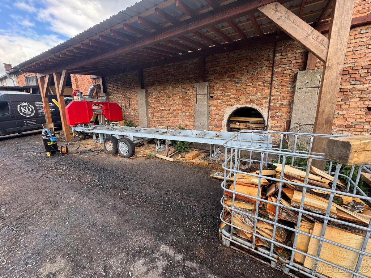 Prodám mobilní pásovou pilu - 3