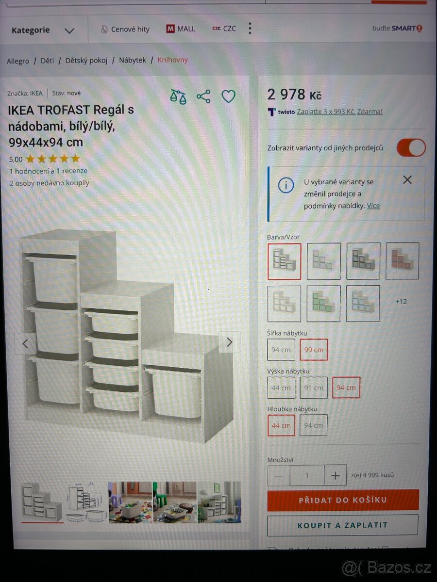 Ikea úložný box Trofast - 3