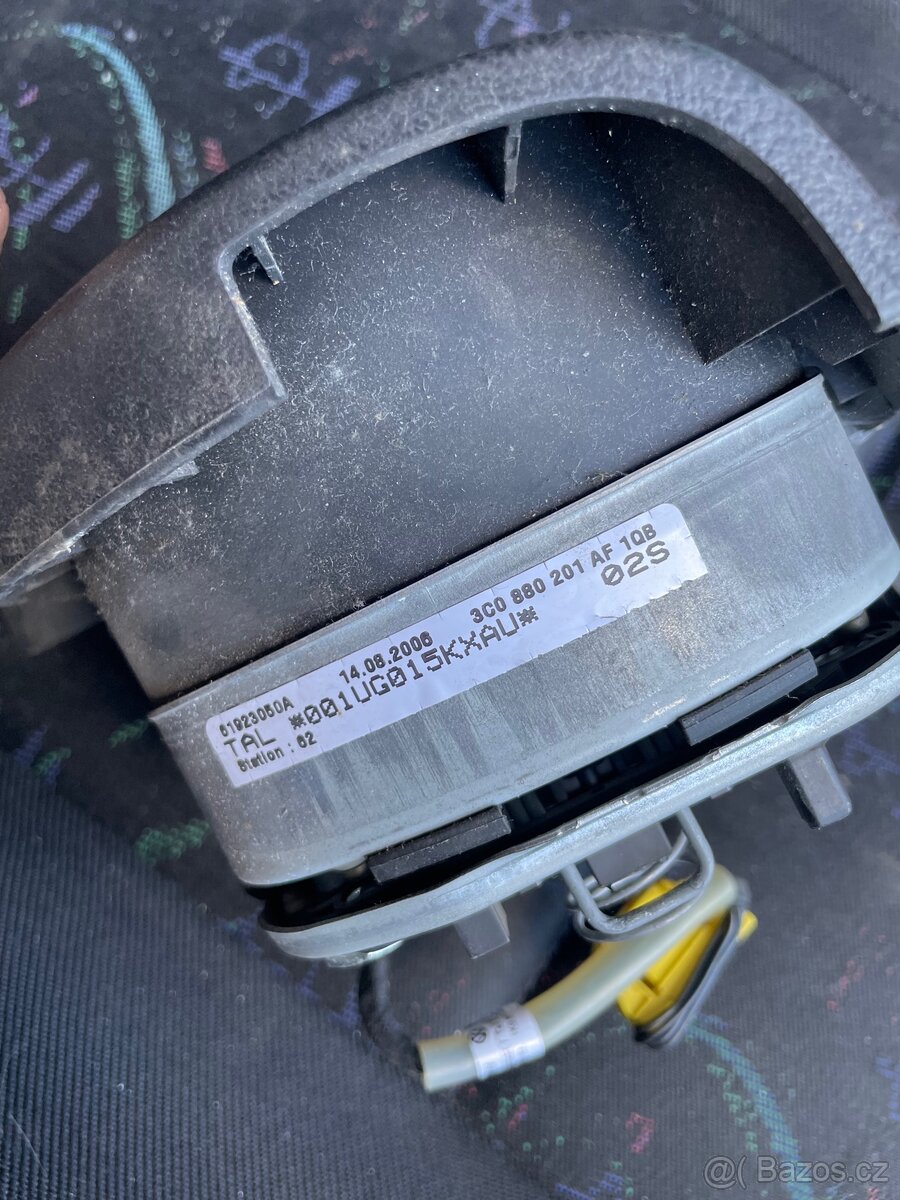 Originální Airbag řidiče VW Passat B6, Golf V, Eos - 3
