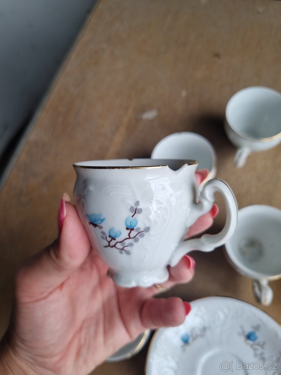 Čajová/kávová sada porcelánu - 3