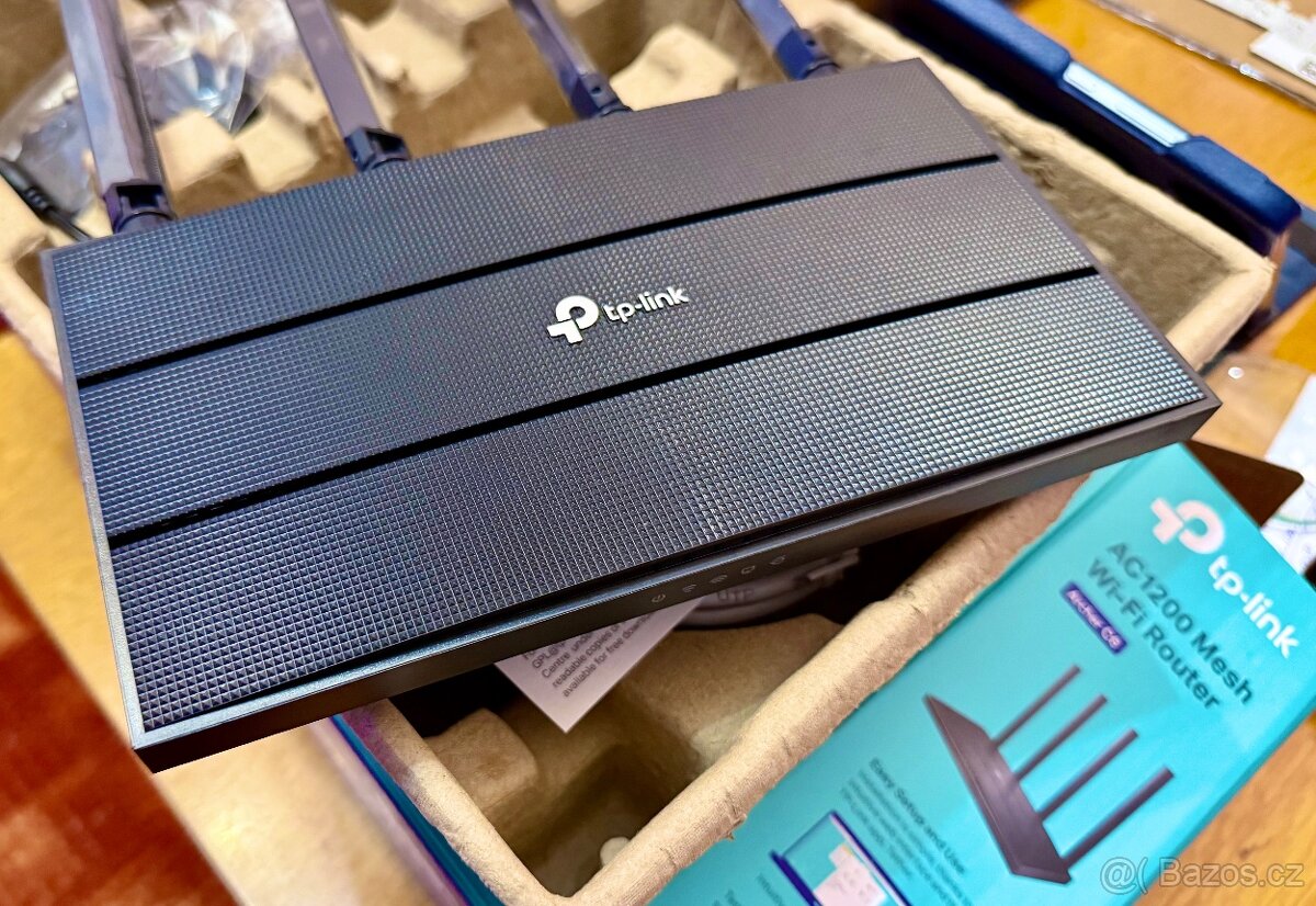 Nový, nepoužitý Wi-Fi router TP-Link Archer C6 (AC1200) - 3