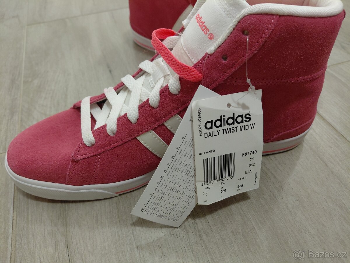 Tenisky Adidas NEO růžové vel. 41 a půl - 3