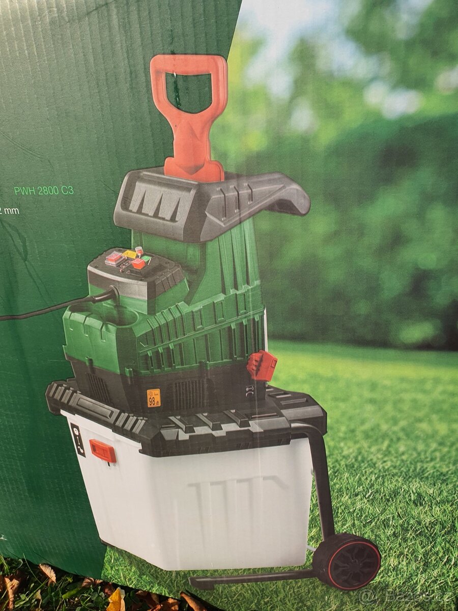 NOVÝ VÝKONNÝ zahradní drtič Parkside 2800w - 3