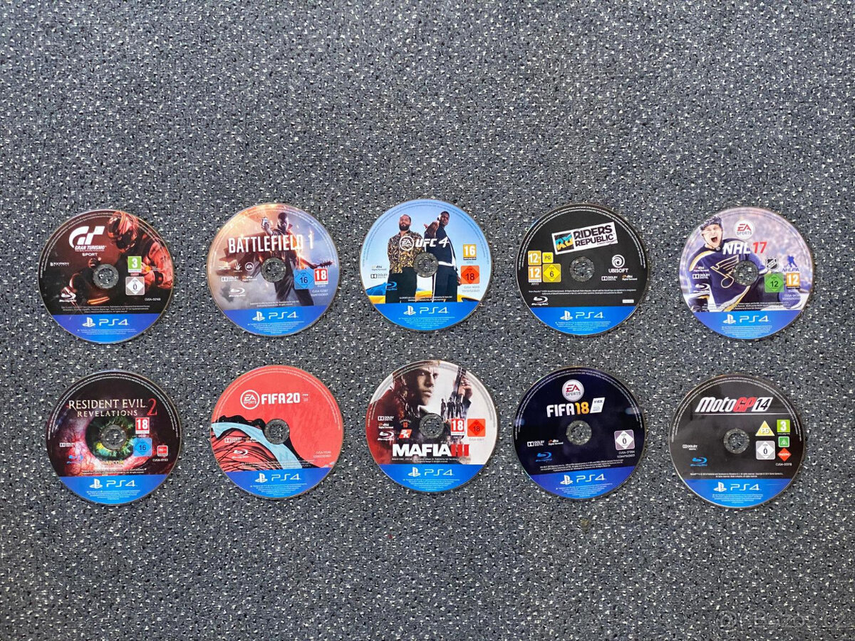 Playstation 4 slim 500GB, 2 ovladače, 10 her - 3