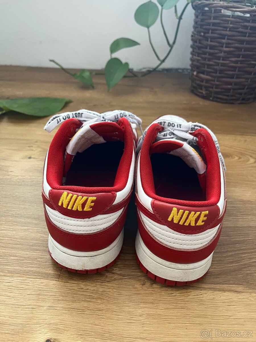Nike Dunk Low (červeno-bílé) - 3