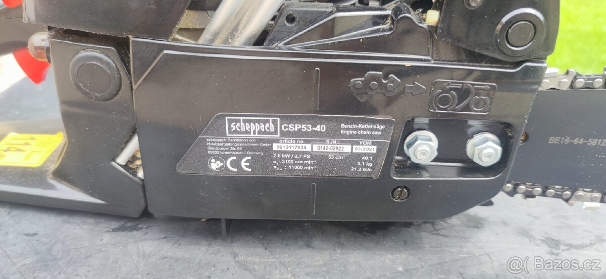 Prodám motorovou pilu Scheppach - 3