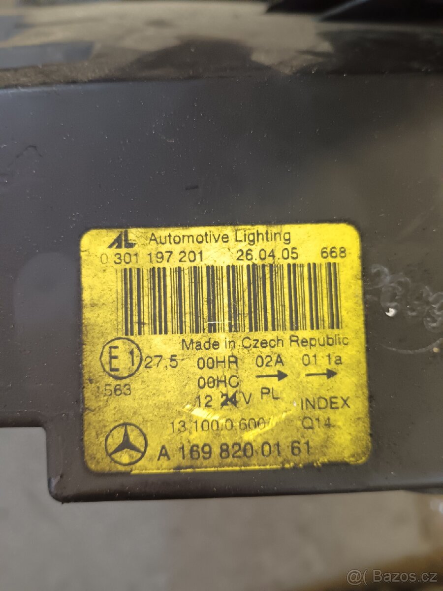 Přední světla Mercedes A-class - 3