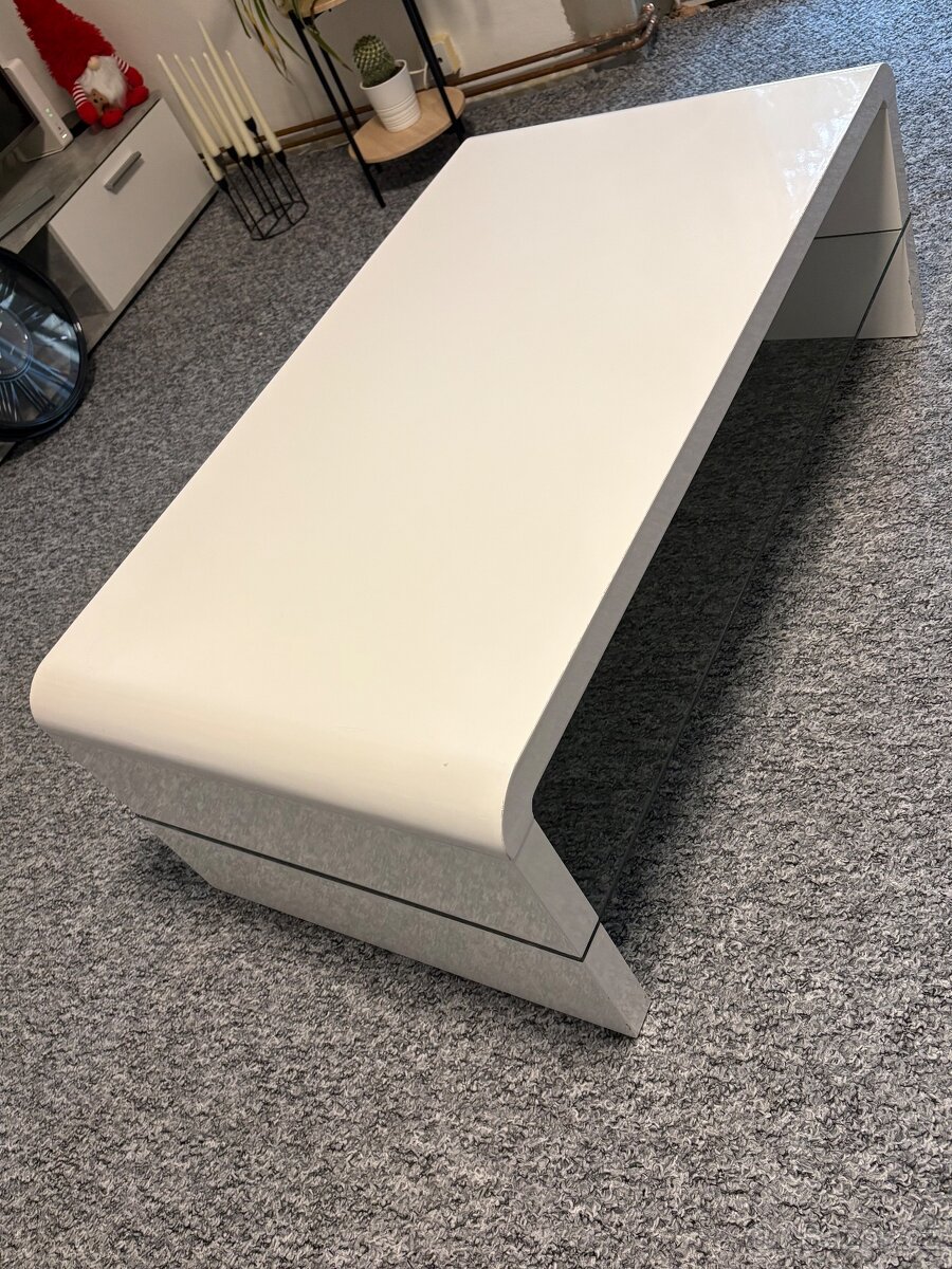 Skříňka, lesklý stůl - 3