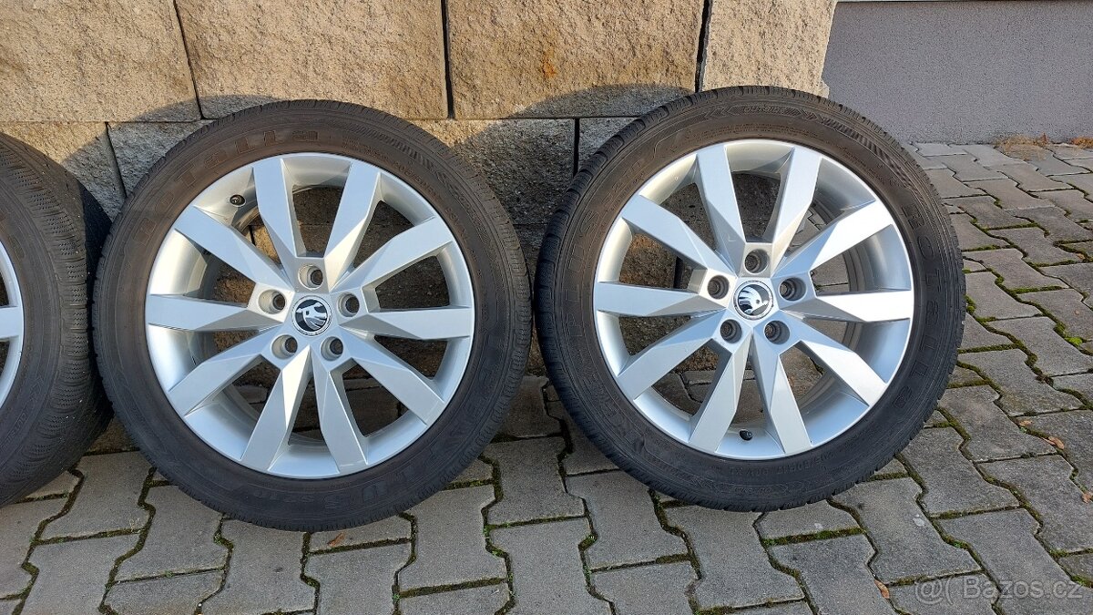 alu Kola 5x112 r17 Crystal škoda Octaviia III Face - 3