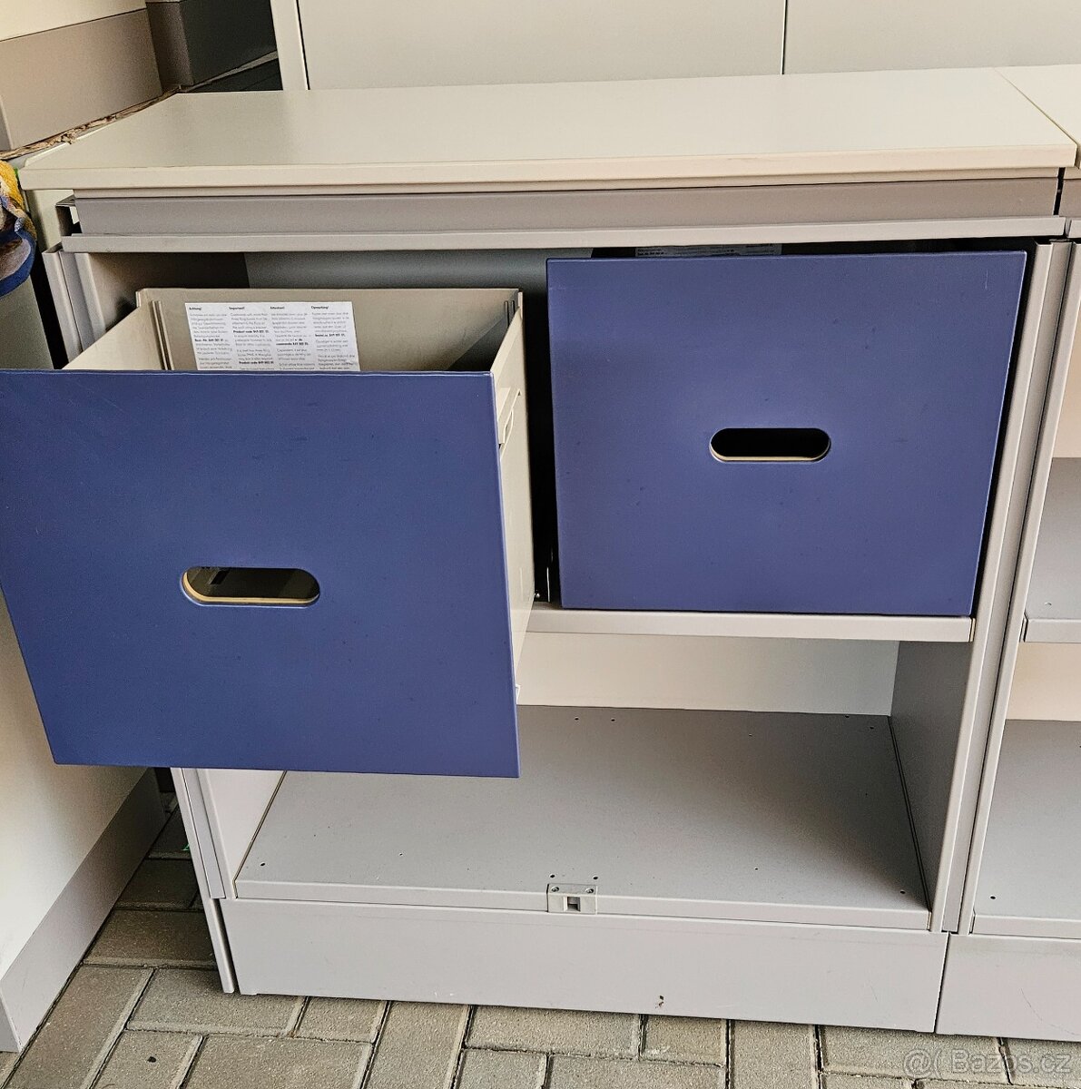 Policový regál plechový 2 x - 3