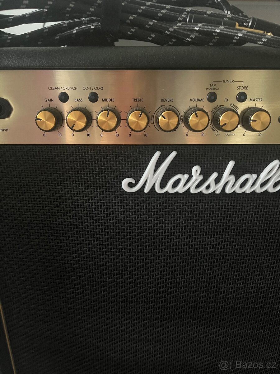 Prodám kytarové kombo Marshall MG30FX + kabel Fender - 3